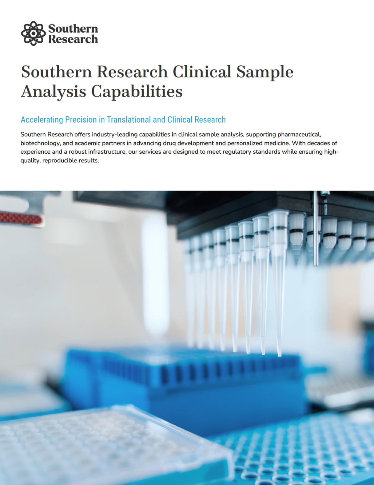 Clinical Sample Analysis Capabilities | Southern Research